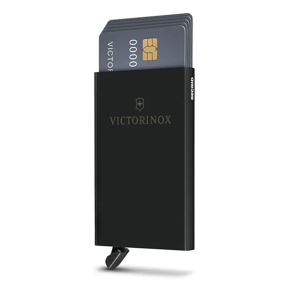 Tarjetero Victorinox Altius Secrid Essential color negro 2