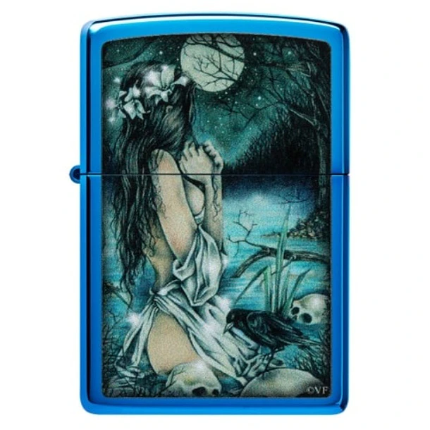 Zippo Victoria Francés High Polish Blue 2