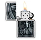 Zippo Grim Beauty Plateado - Miniatura 2