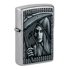 Zippo Grim Beauty Plateado 3