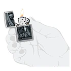 Zippo Grim Beauty Plateado 4