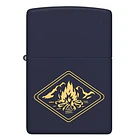 Zippo Campfire Design Azul 1