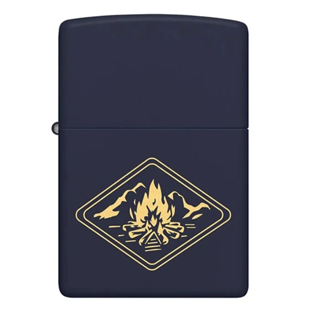 Zippo Campfire Design Azul