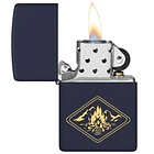 Zippo Campfire Design Azul 2