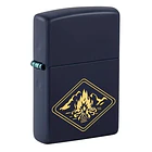 Zippo Campfire Design Azul 3