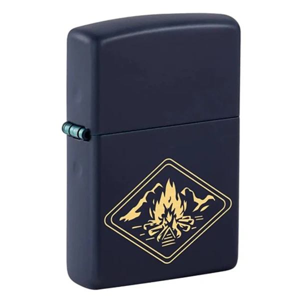 Zippo Campfire Design Azul 3