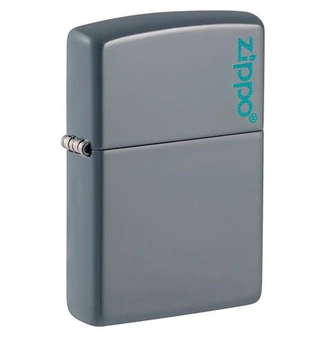 Zippo Flat Grey Logo