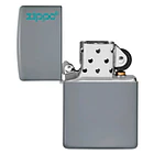 Zippo Flat Grey Logo 2