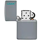 Zippo Flat Grey Logo - Miniatura 2
