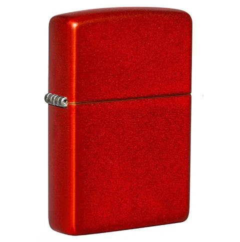 Zippo Rojo metalizado clásico