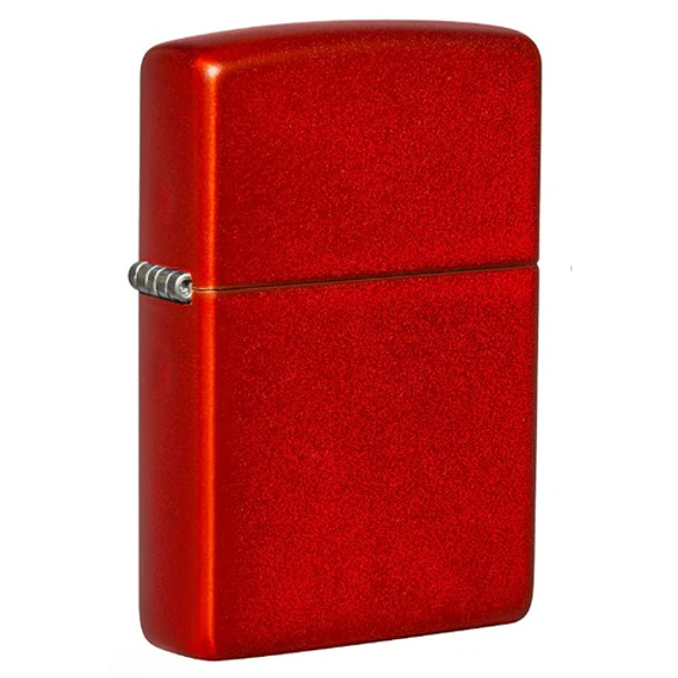 Zippo Rojo metalizado clásico
