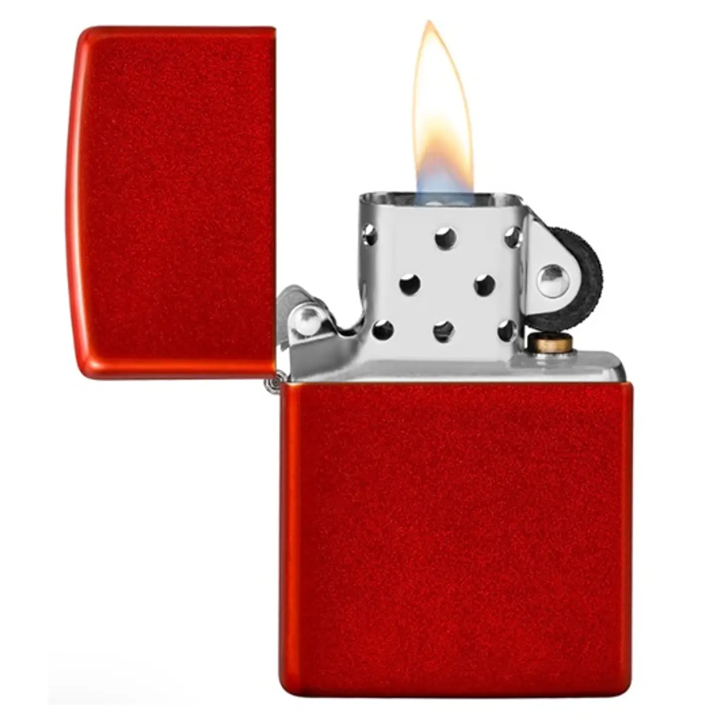 Zippo Rojo metalizado clásico 3
