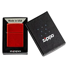 Zippo Rojo metalizado clásico 5