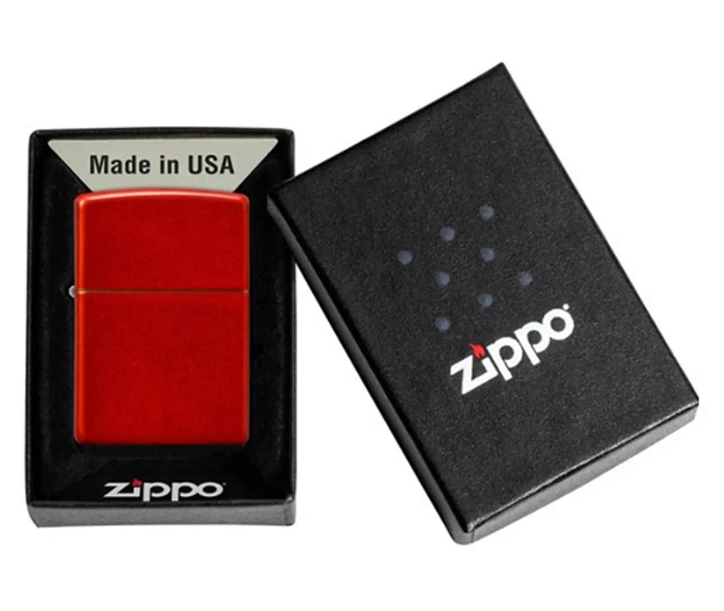 Zippo Rojo metalizado clásico 5