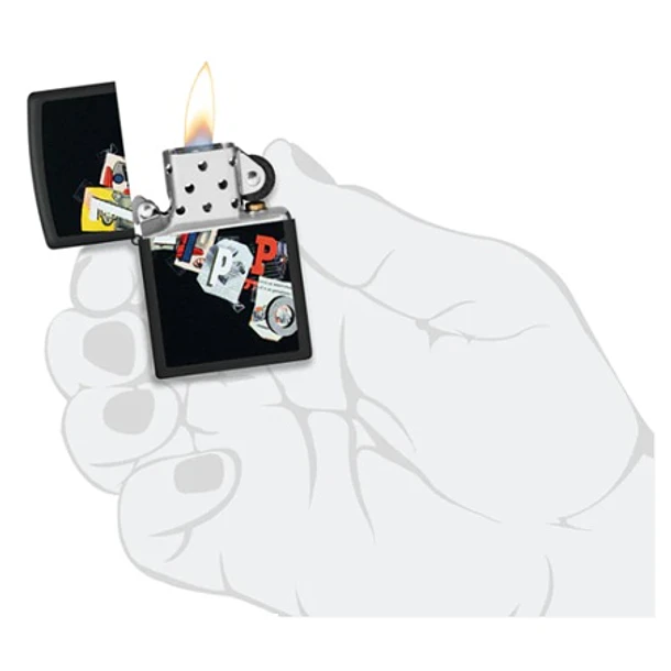Zippo Diseño para recortar y pegar 4