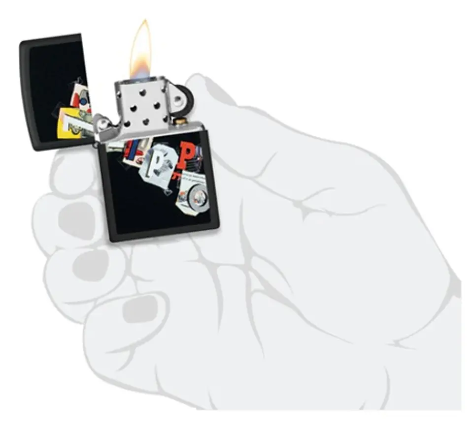 Zippo Diseño para recortar y pegar 4