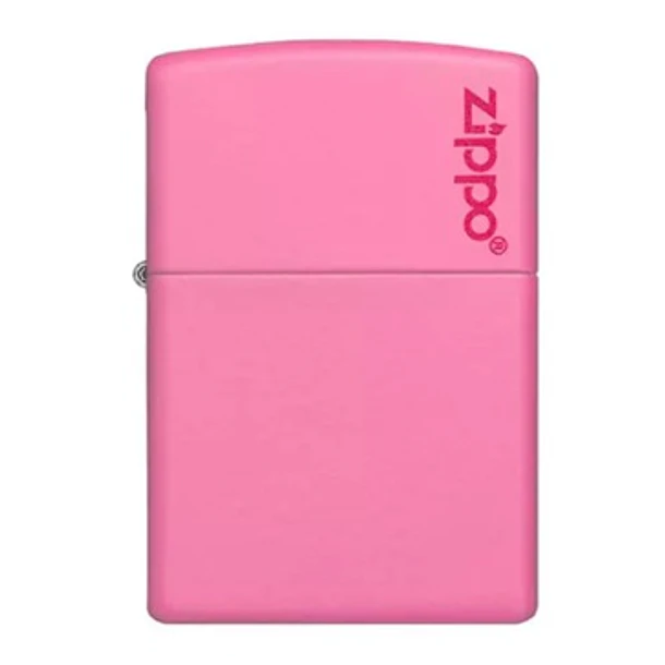 Zippo Classic Pink Matte Logo