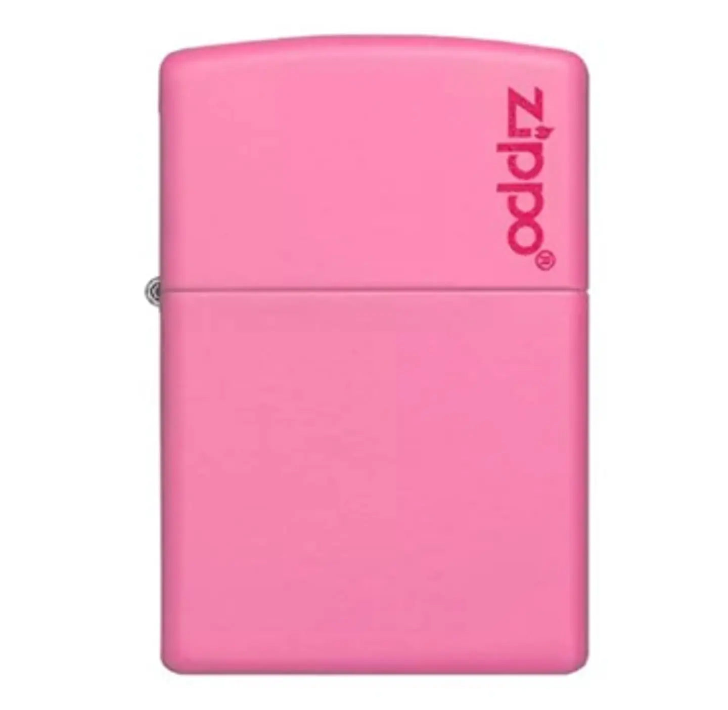 Zippo Classic Pink Matte Logo 1