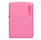 Zippo Classic Pink Matte Logo - Miniatura 1