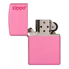 Zippo Classic Pink Matte Logo 2