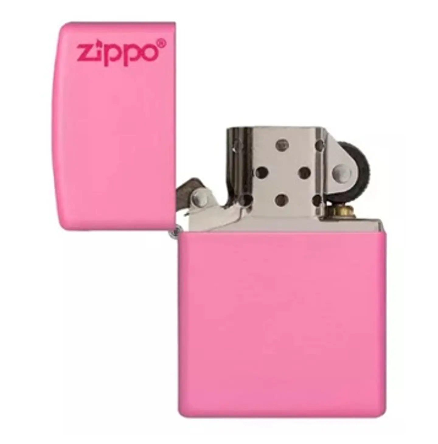 Zippo Classic Pink Matte Logo 2