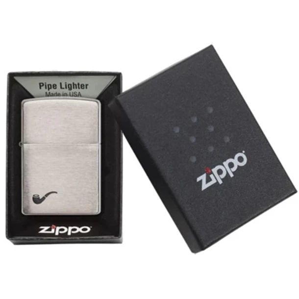 Zippo Pipe Brushed Chrome 4