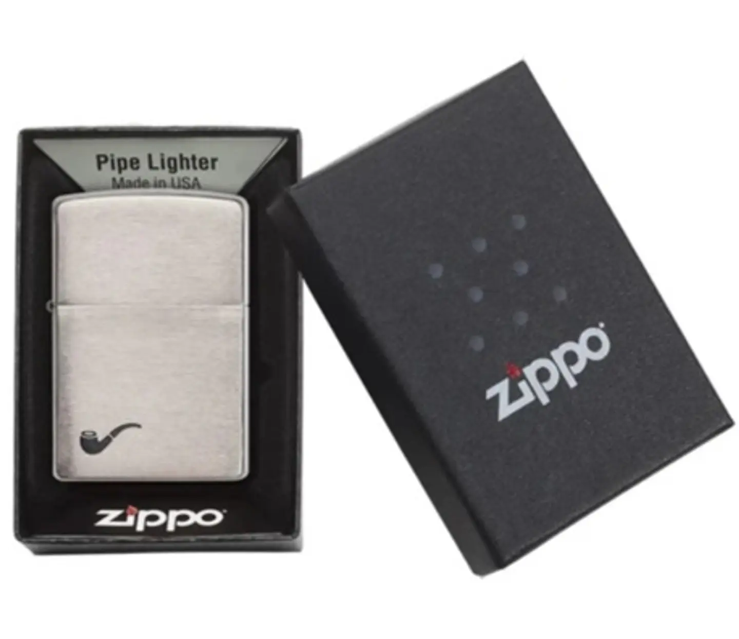 Zippo Pipe Brushed Chrome 4
