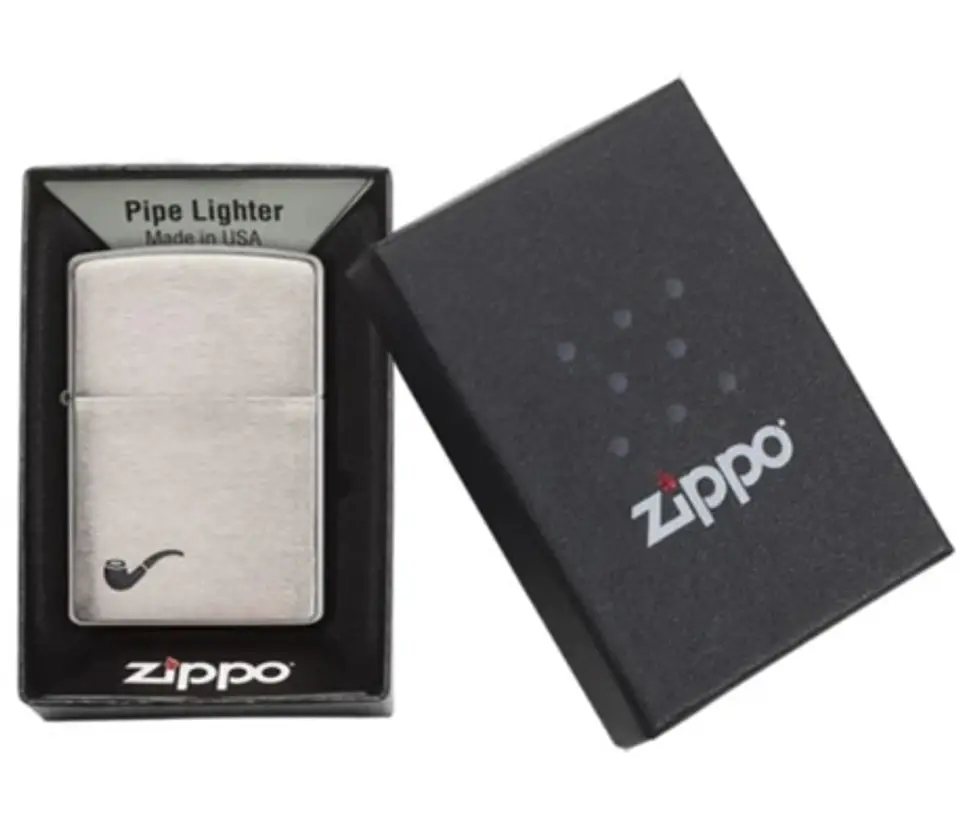 Zippo Pipe Brushed Chrome 4