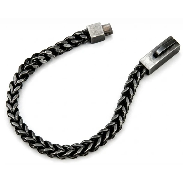 Pulsera Heritage IronWeave – Acero Vintage 3