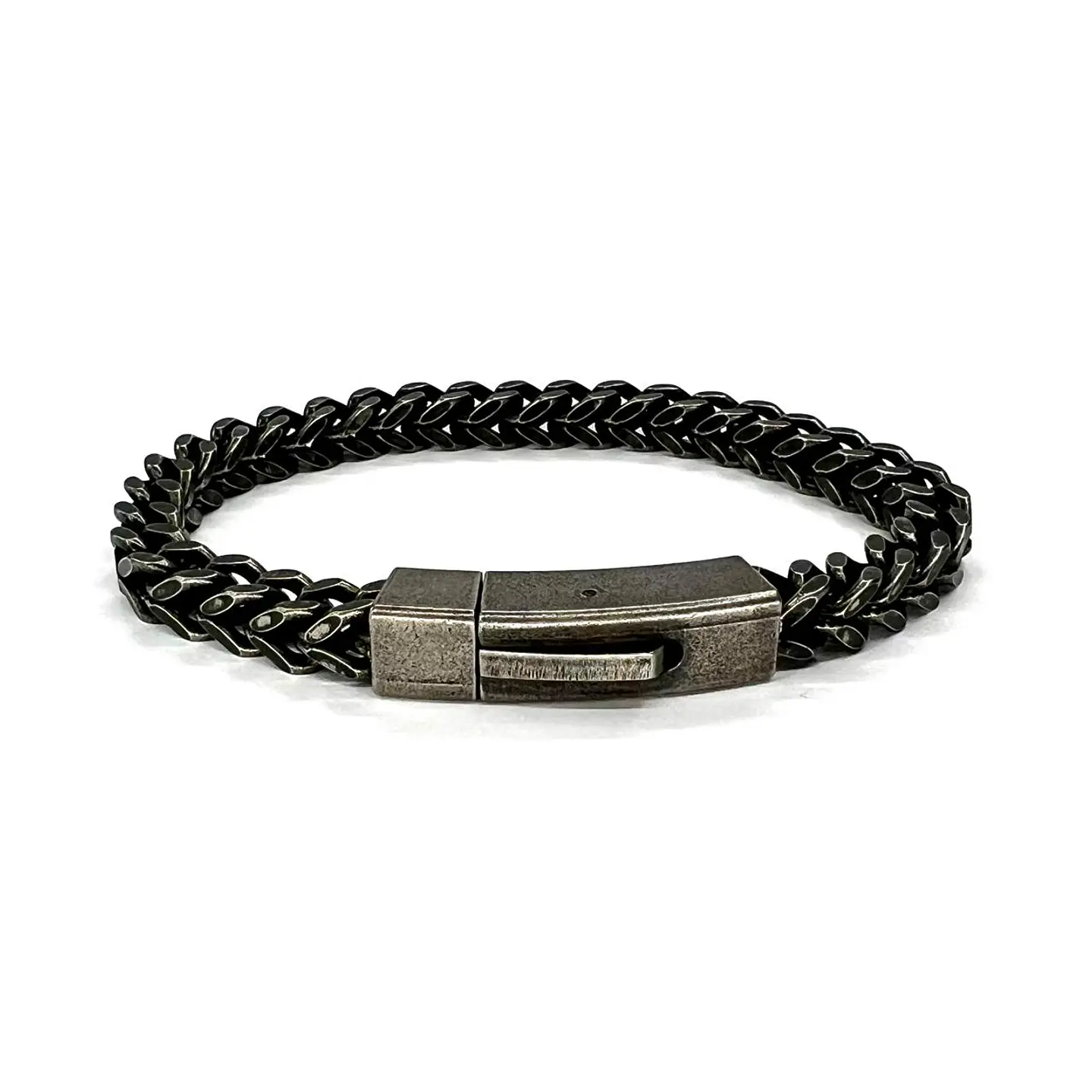Pulsera Heritage IronWeave – Acero Vintage 1