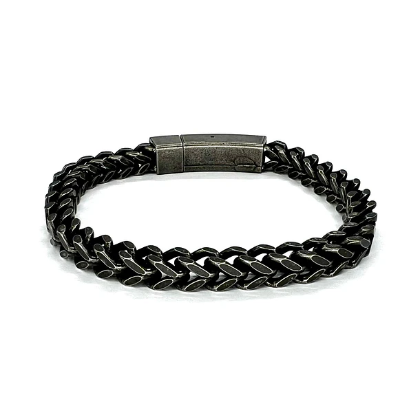 Pulsera Heritage IronWeave – Acero Vintage 2