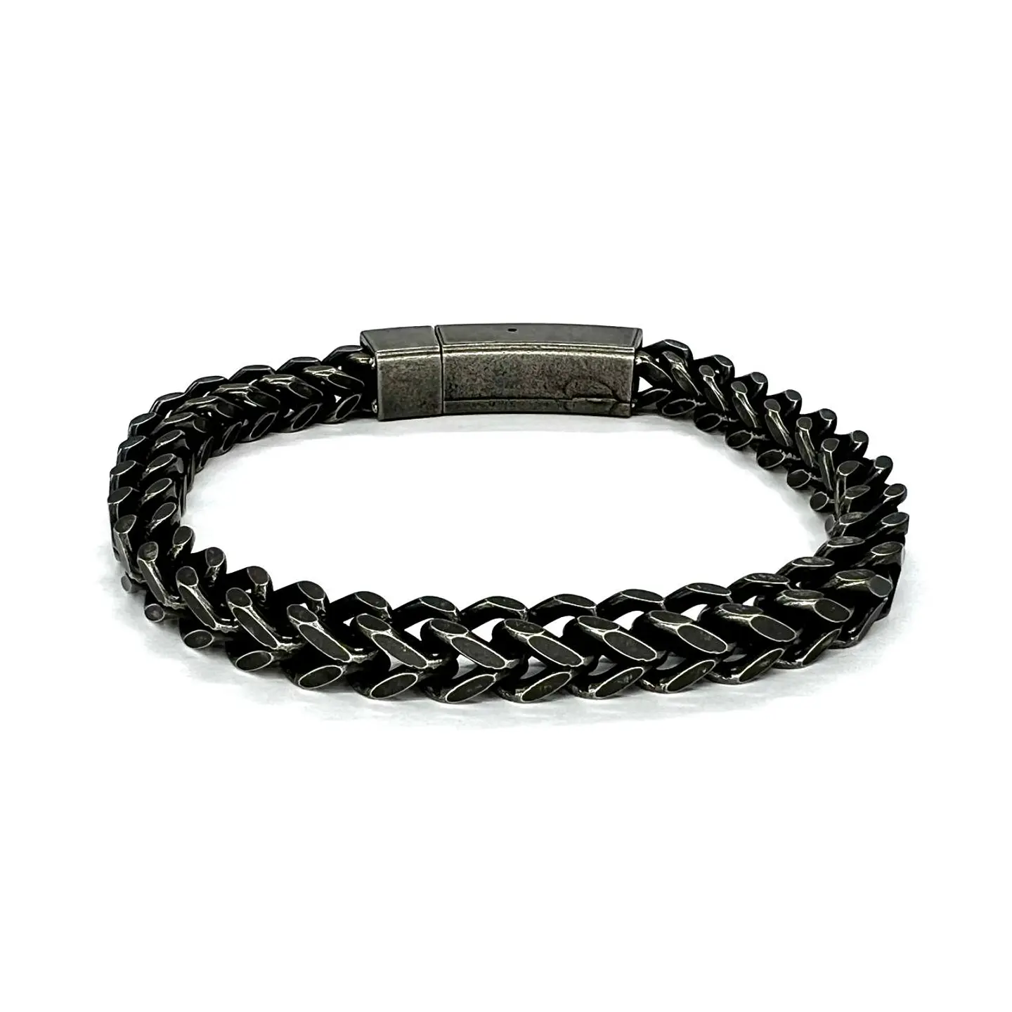 Pulsera Heritage IronWeave – Acero Vintage 2