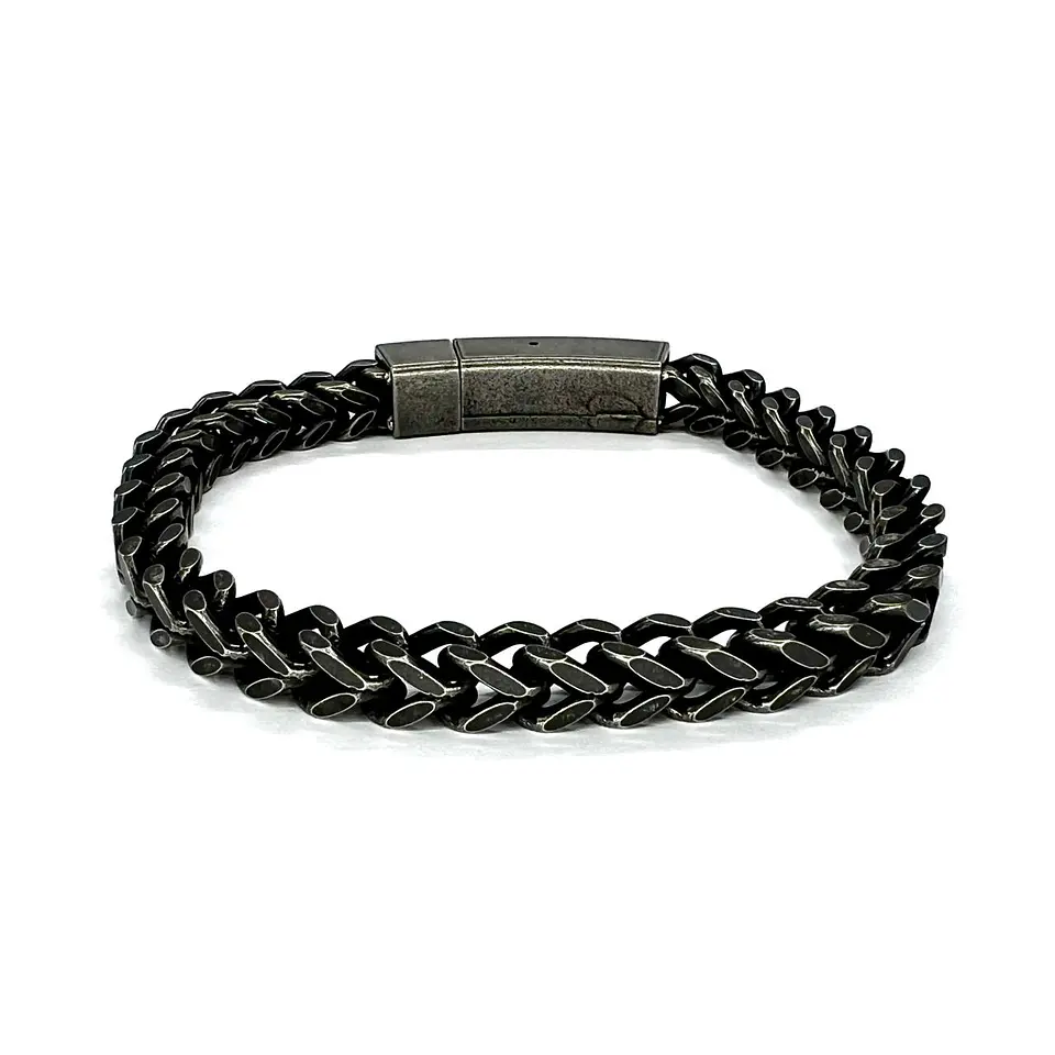 Pulsera Heritage IronWeave – Acero Vintage 2