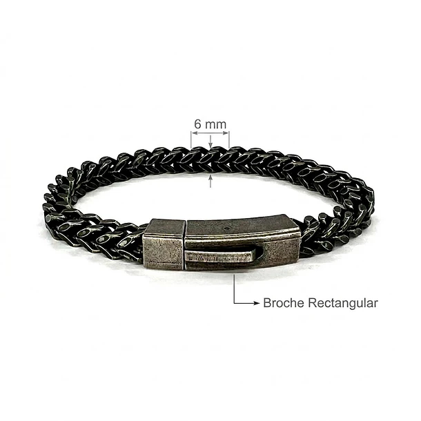Pulsera Heritage IronWeave – Acero Vintage 4
