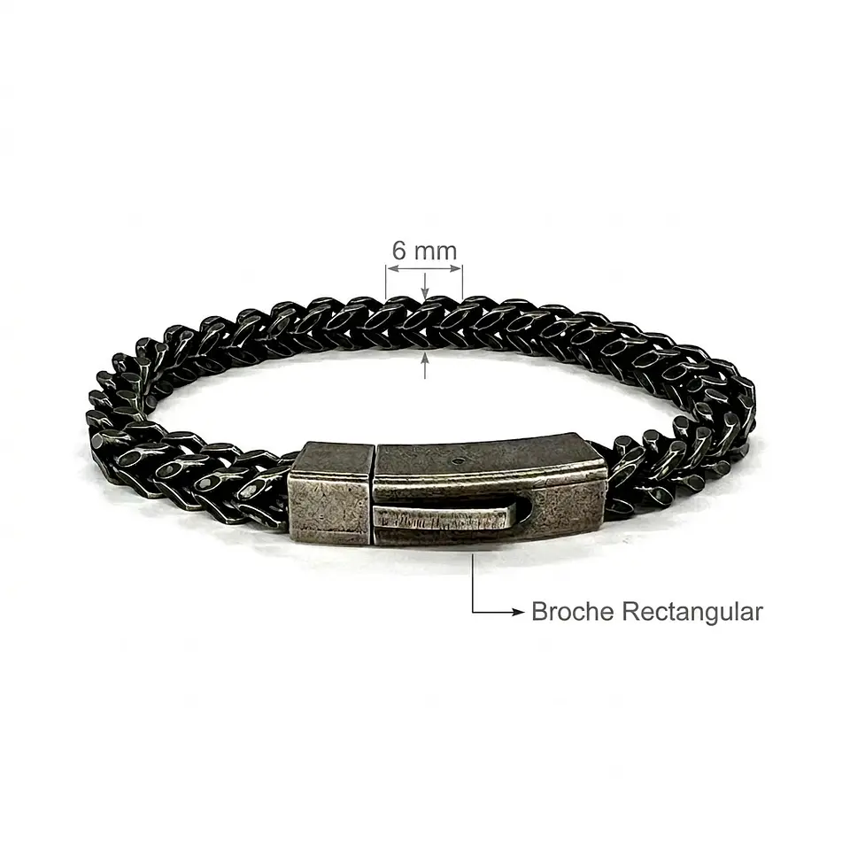 Pulsera Heritage IronWeave – Acero Vintage 4