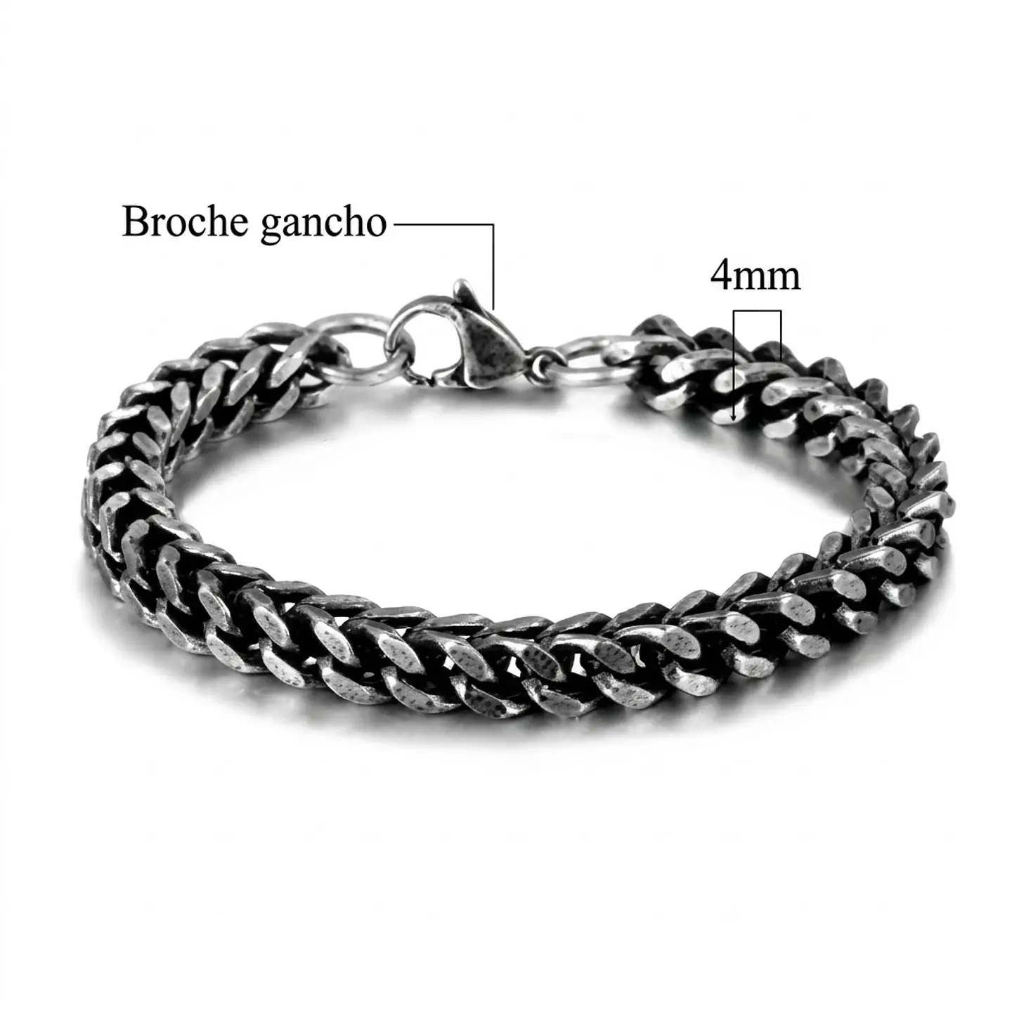 Pulsera Heritage IronWeave – Acero Vintage 5