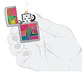 Zippo Retro Pattern Design - Miniatura 4