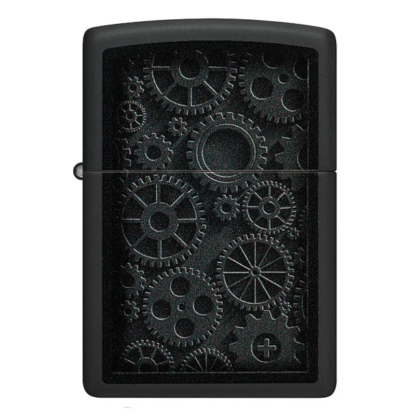 Zippo Steampunk Design Negro 2