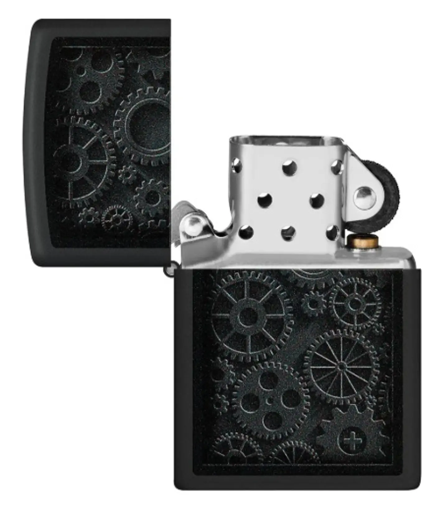 Zippo Steampunk Design Negro 4