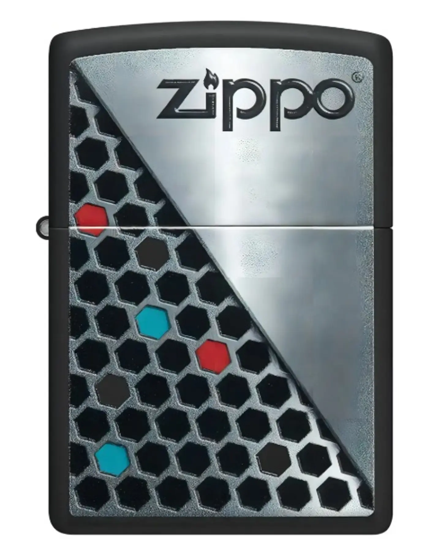 Zippo Hexagon Design Negro 1