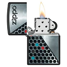 Zippo Hexagon Design Negro 3
