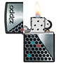 Zippo Hexagon Design Negro - Miniatura 3