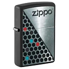 Zippo Hexagon Design Negro 2