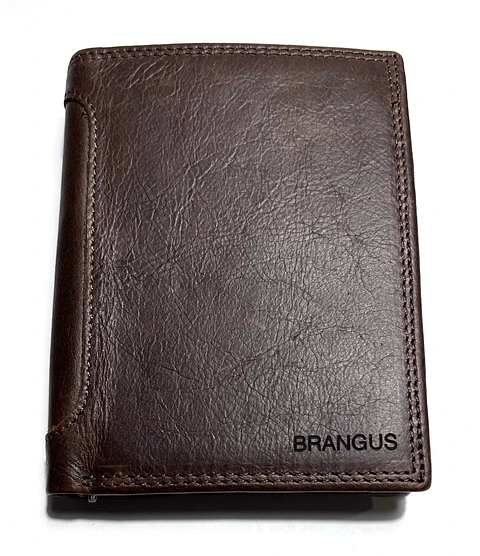 Billetera Vertical "Signature" de Cuero con RFID - Grabado Personalizado