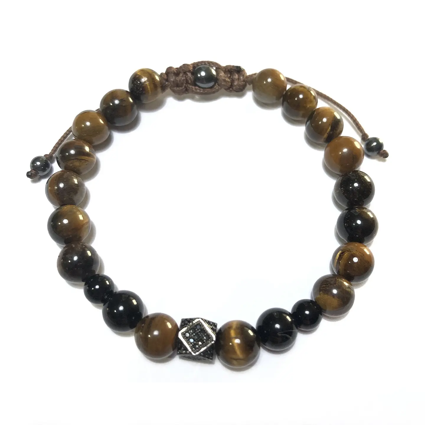 Pulsera Colección Ojo de Tigre & Rombo  4