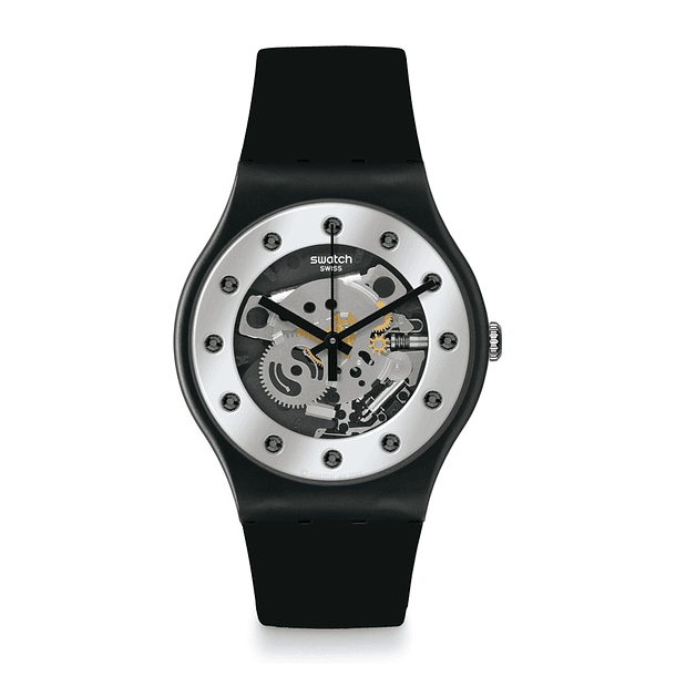 Swatch New Gent SILVER GLAM SUOZ147 1