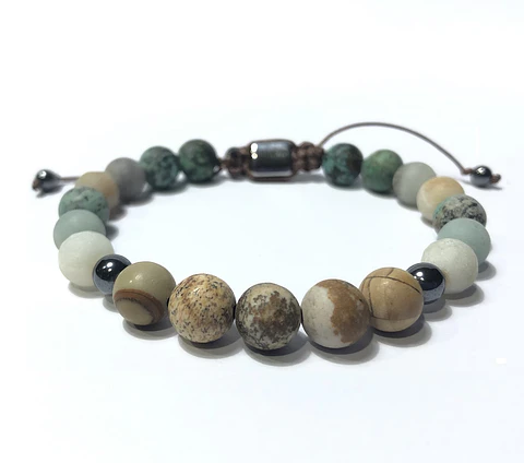 Pulsera Colección Jaspe & Amazonita 