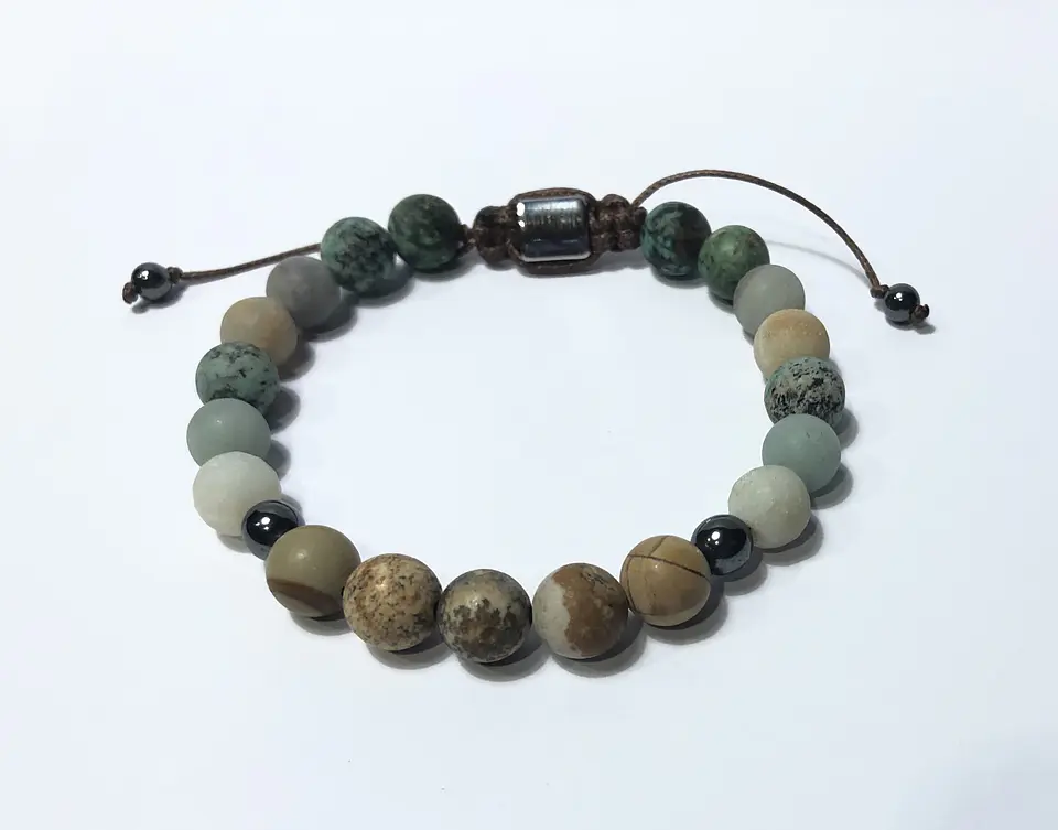 Pulsera Colección Jaspe & Amazonita  2