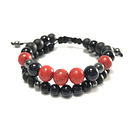 Pulsera Doble Colección Lluvia de Estrella & Howlita  1