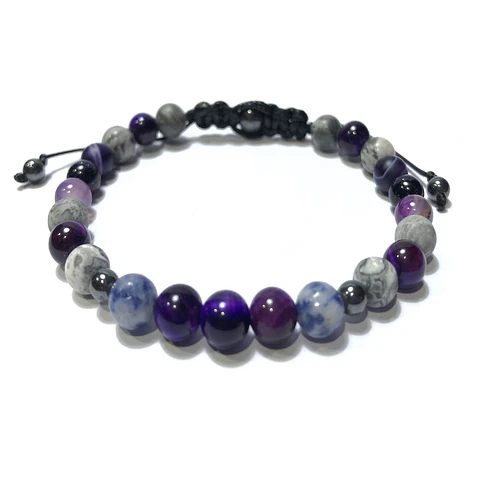 Pulsera Colección Ojo Tigre & Sodalita 
